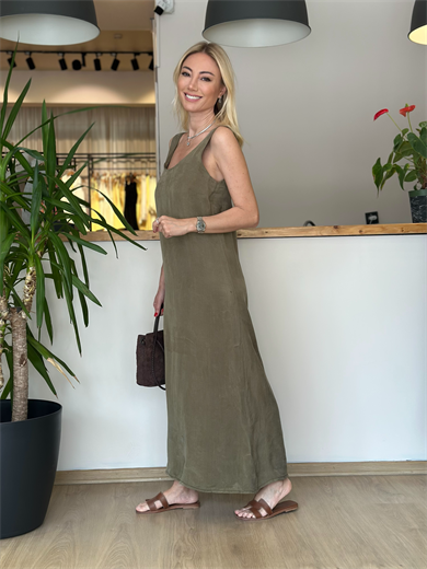 Alaçatı Haki Elbise