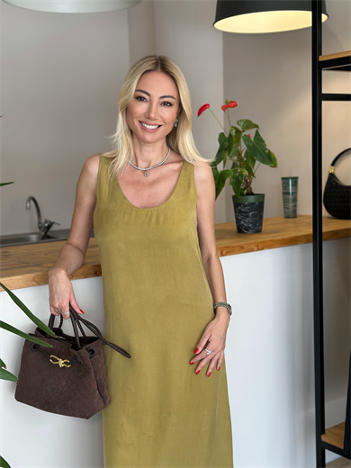 Alacatı Hardal Elbise