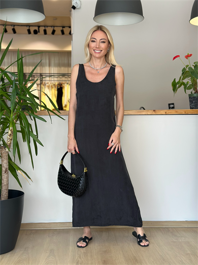 Alaçatı Siyah Elbise