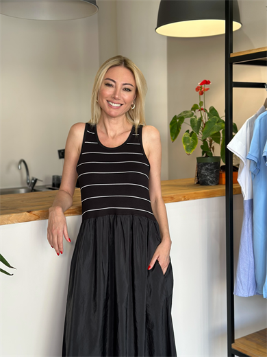 Askılı Etek Elbise