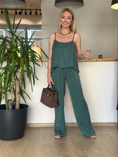 Askılı Haki Rahat Takım