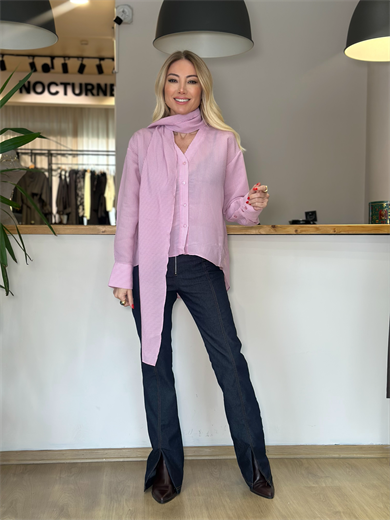 Atkı Detaylı Modern New York Elbise Askı0046