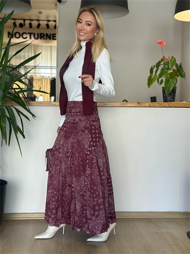 Bandana Bordo Etek Askı00111