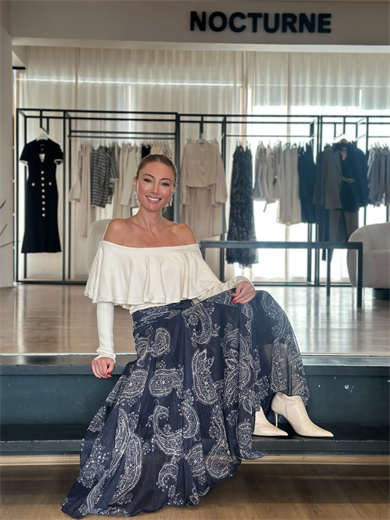 Bandana Lacivert Etek Askı00132