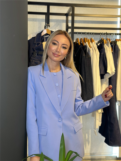 Blazer Mavi Ceket