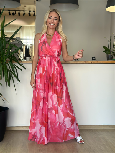 Boyundan bağlamalı Elbise Askı0062