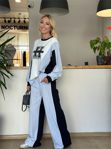 Çizgili H Sweatshrt Askı0016