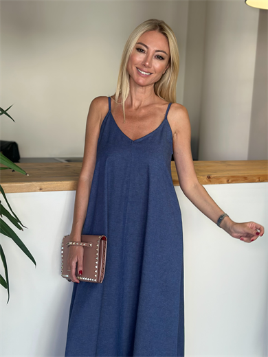 Denim Elbise Askı006