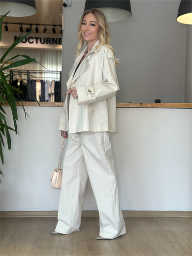 Ekru Morocco Pantolon Askı00189