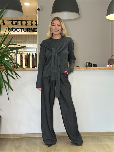 Füme Bağlamalı Kazak Askı00413