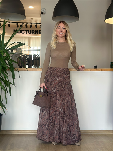 Kahve Bandana Etek Askı00102