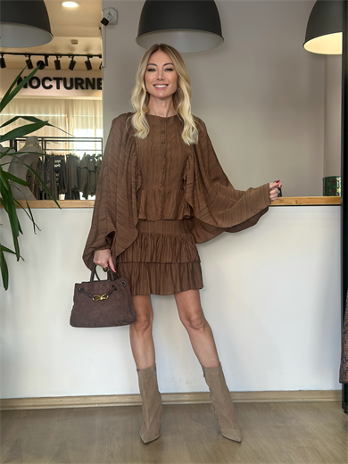 Kahve Modern Etek Askı00110