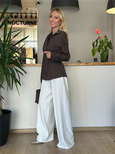 Kahve Modern Gömlek Askı0099