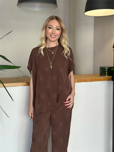 Kahve Rahat Takım Askı0038