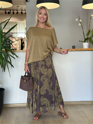 Kahve Simli Etek Askı0094