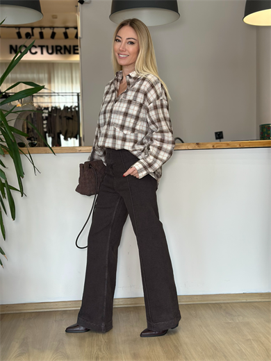 Kemerli Kahve Jean Askı00120