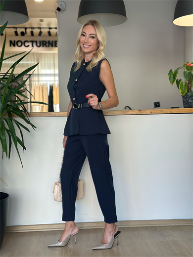 Lacivert Helena Takım Askı0053