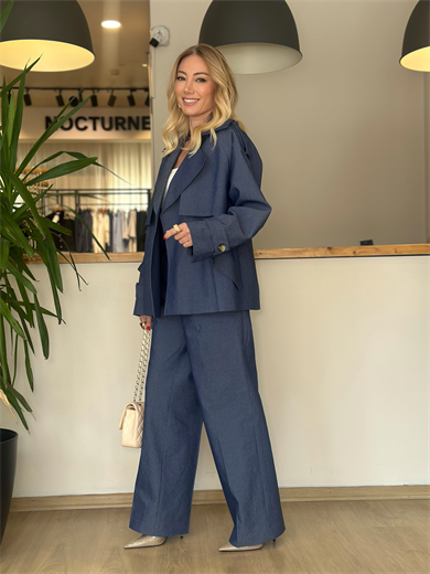 Lacivert Morocco Pantolon Askı00187