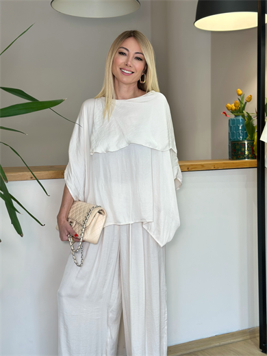 Madrid Ekru Rahat Takım Askı00164