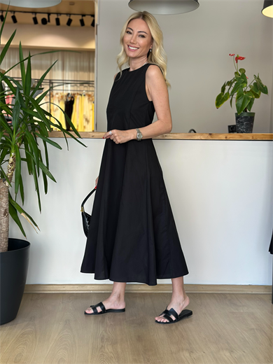 Madrid Pensli Siyah Elbise