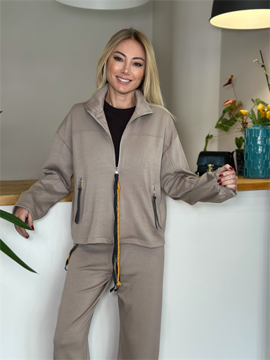 Ntw İp Detaylı Modal Takım askı00380