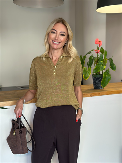 Simli Düğme Detaylı Triko Askı0083