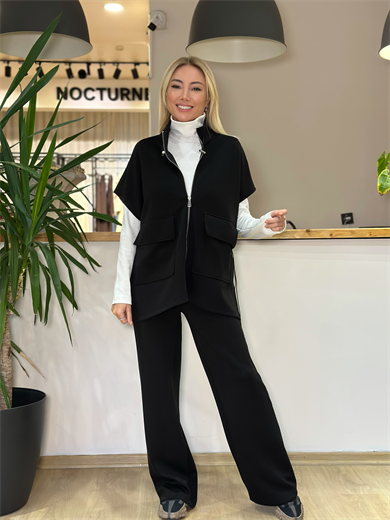 Siyah Cepli Modal Takım Askı00169