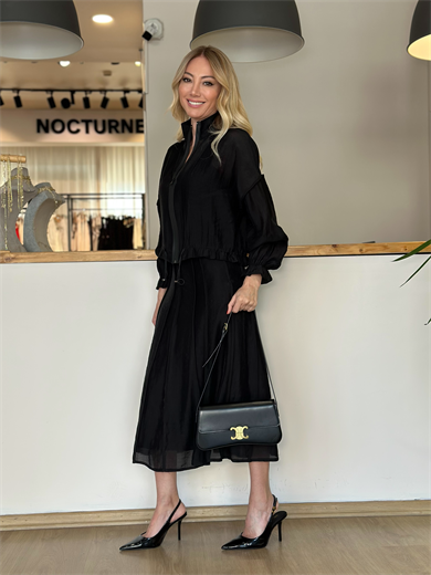 Siyah Etekli Takım Askı0079