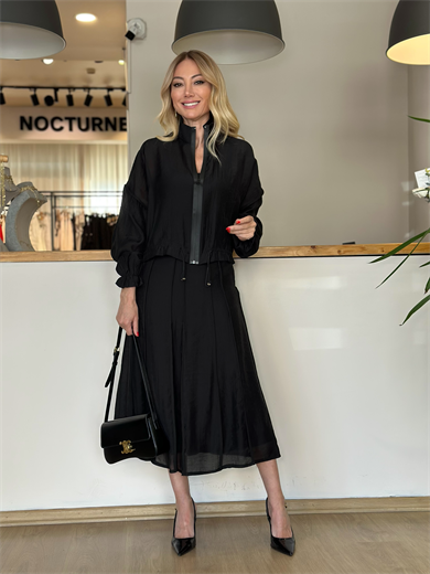 Siyah Etekli Takım Askı0079