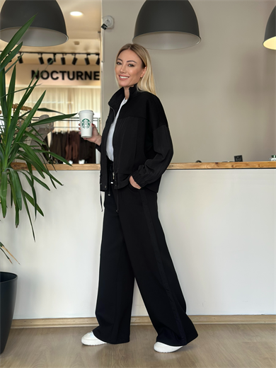 Siyah Modern Takım Askı00441