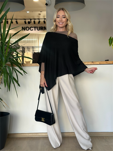 Siyah Triko Panço Askı00150