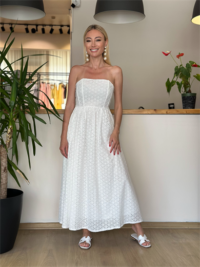 Straplez Fisto Elbise