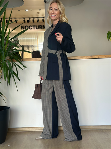 Tasarım Ekose Pantolon Askı00147