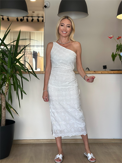 Tek Omuz Fisto Elbise