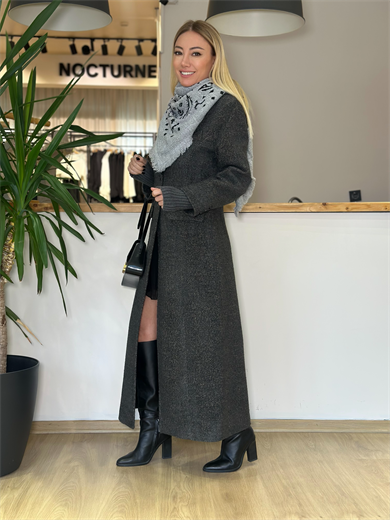 Triko Kol Detaylı Modern Kaban Askı006