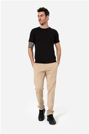 BROTHERS ERKEK RAHAT KESİM NORMAL BEL DÜZ PAÇA 5 CEPLİ GABARDİN DOKUMA ESNEK KUMAŞ CHINO  PANTOLON SIENA KUM BEJİ B03.241.497