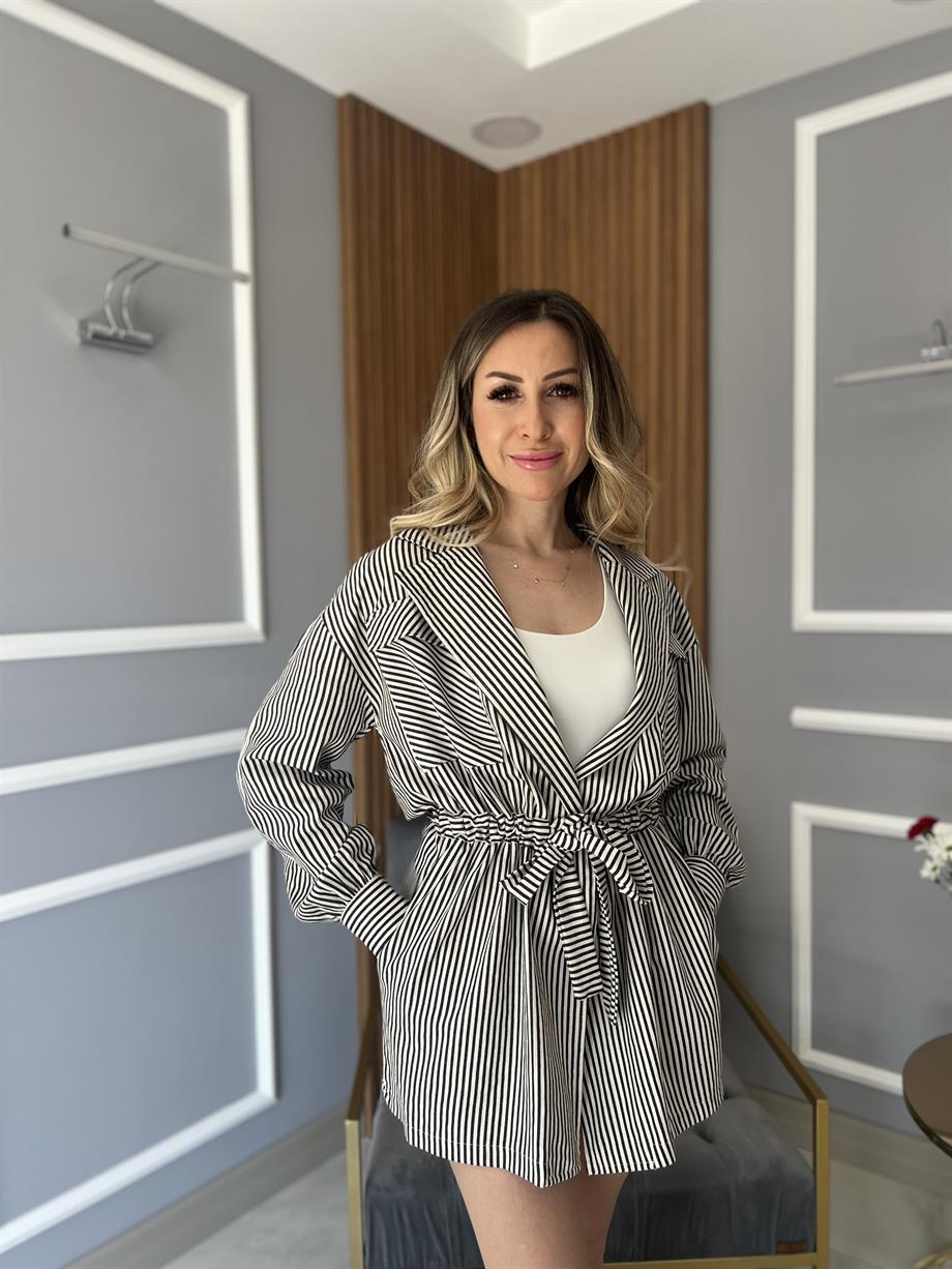 Çizgili Ceket 