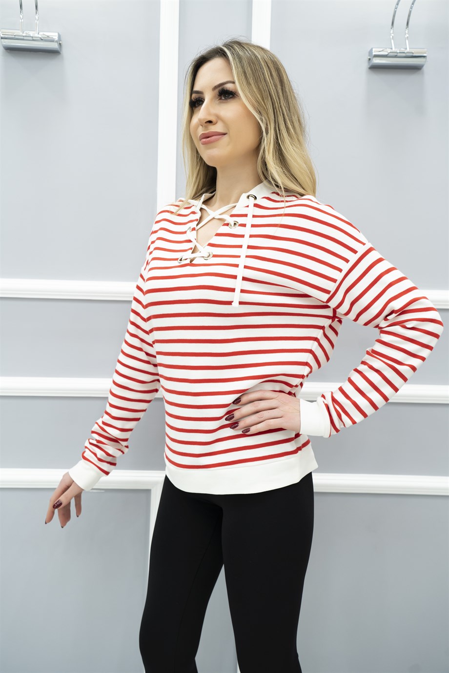 Dimen Sweatshirt Kırmızı