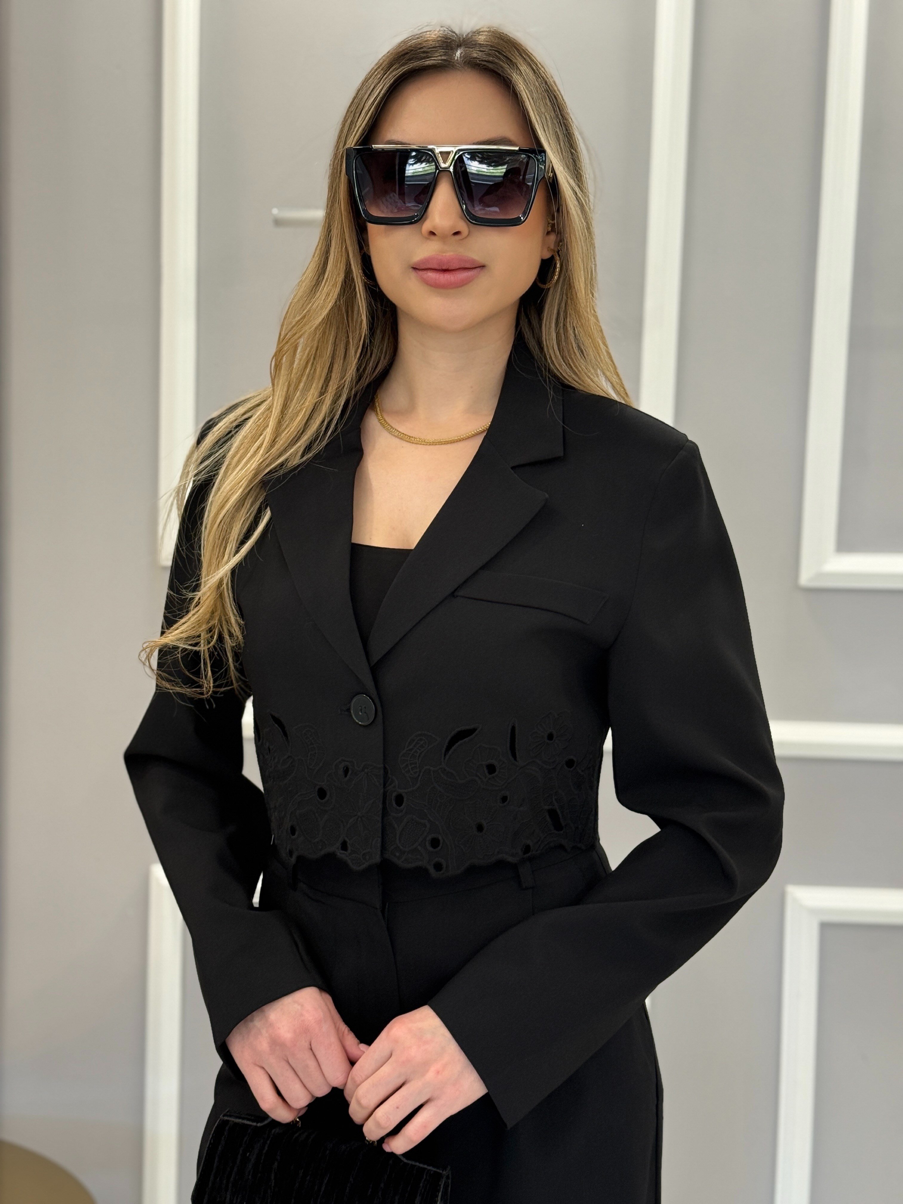 Elya Premium Desenli Ceket 