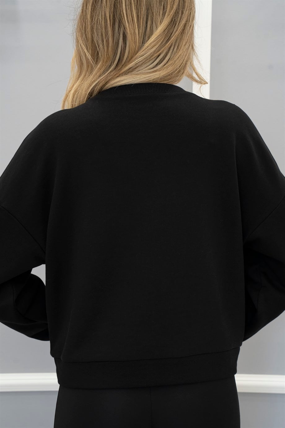 Enjoy Sweatshirt Siyah