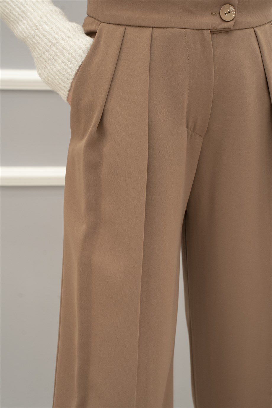 İva Palazzo Pantolon Camel