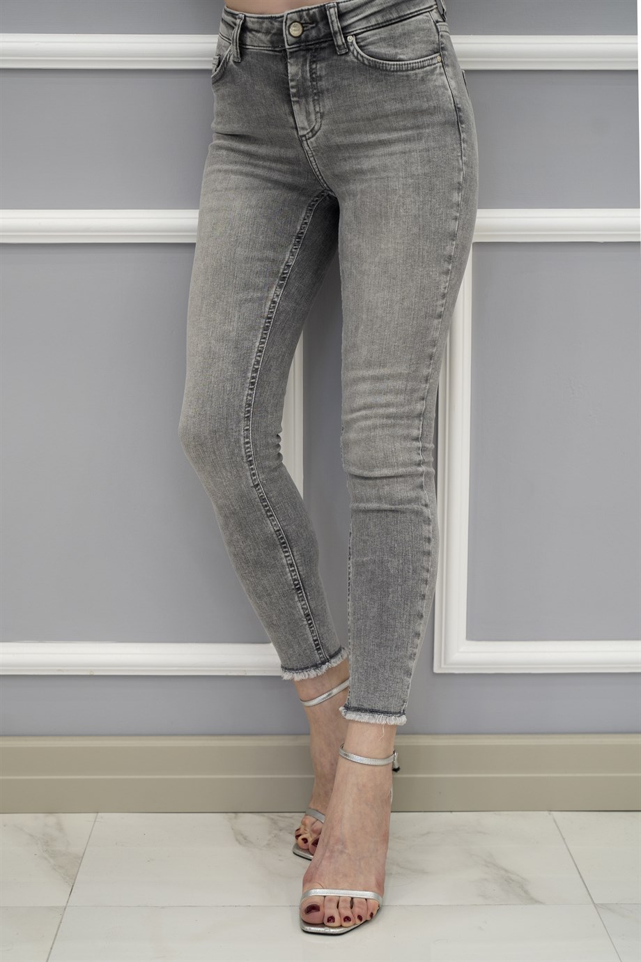Kota Skinny Jean Gri