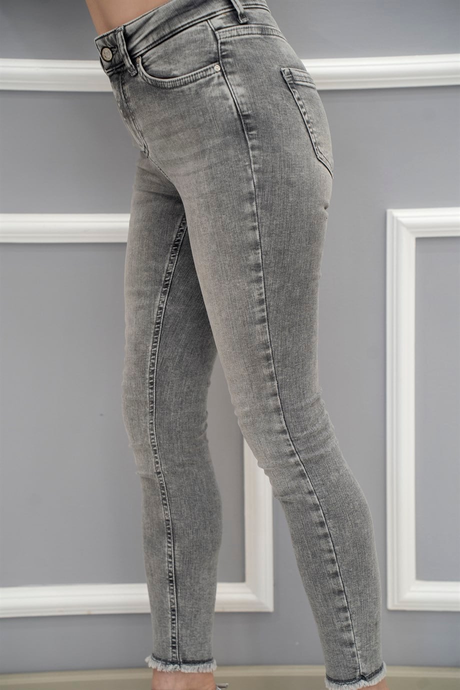 Kota Skinny Jean Gri