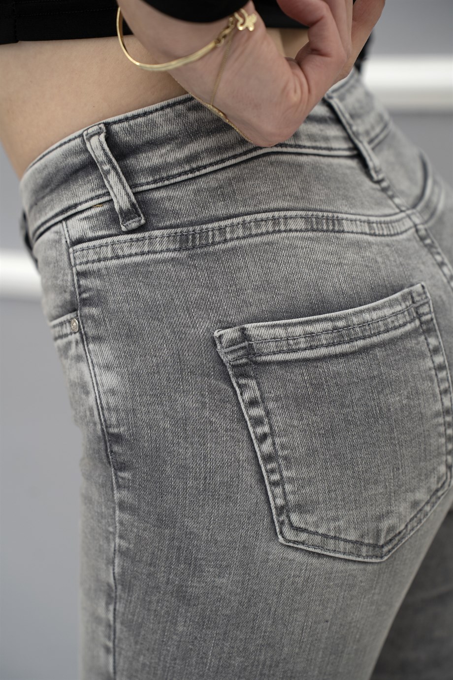 Kota Skinny Jean Gri