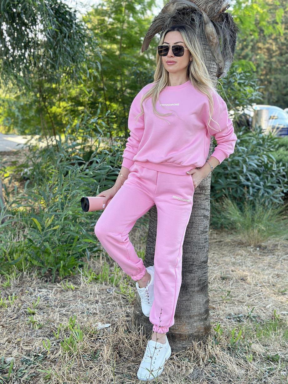 Linda Eşofman Takımı Pembe