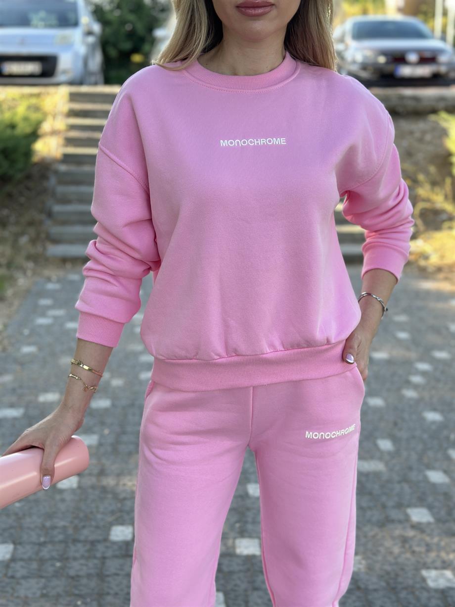 Linda Eşofman Takımı Pembe