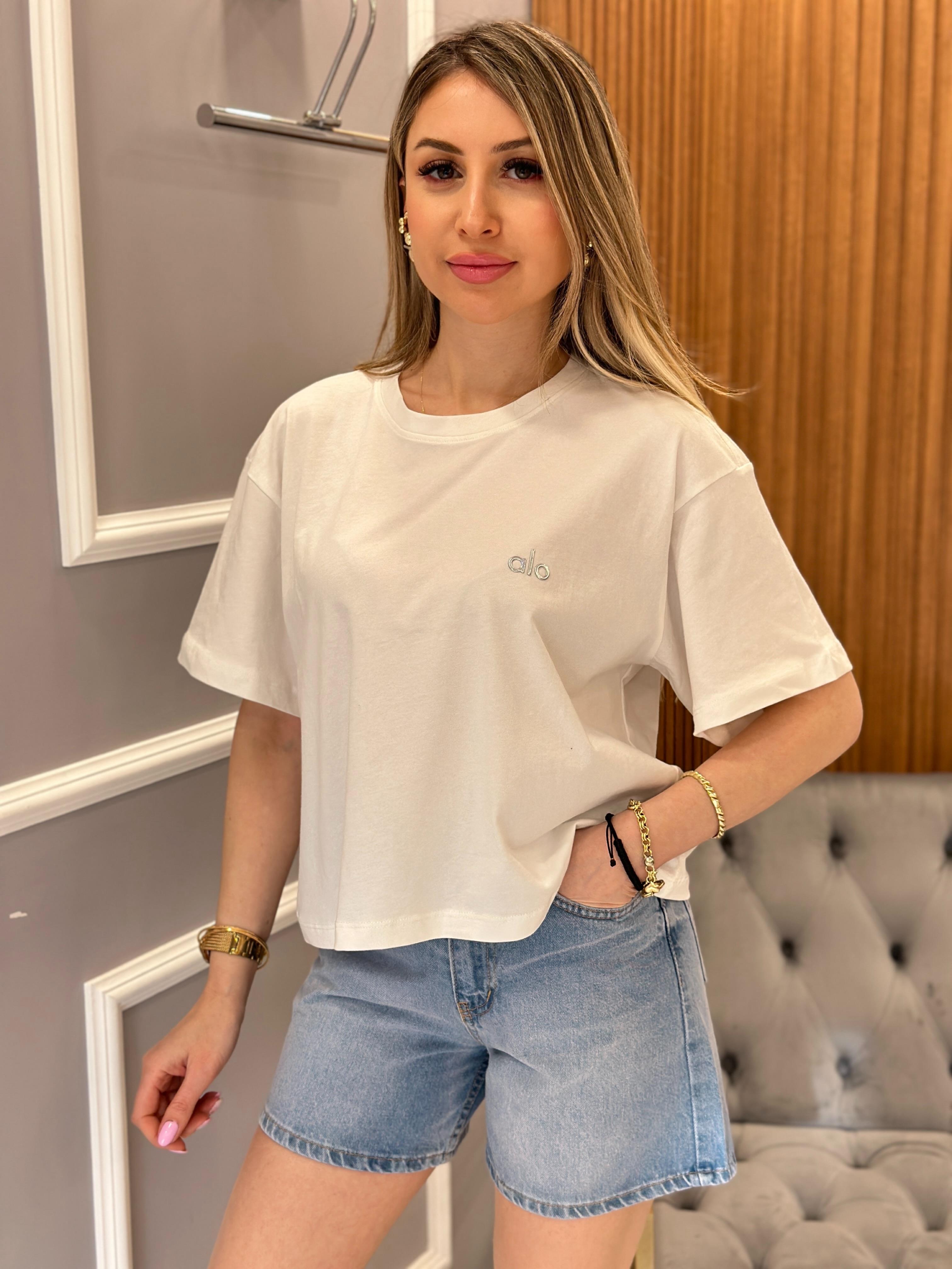 Lo Crop T-shirt 53 cm Beyaz