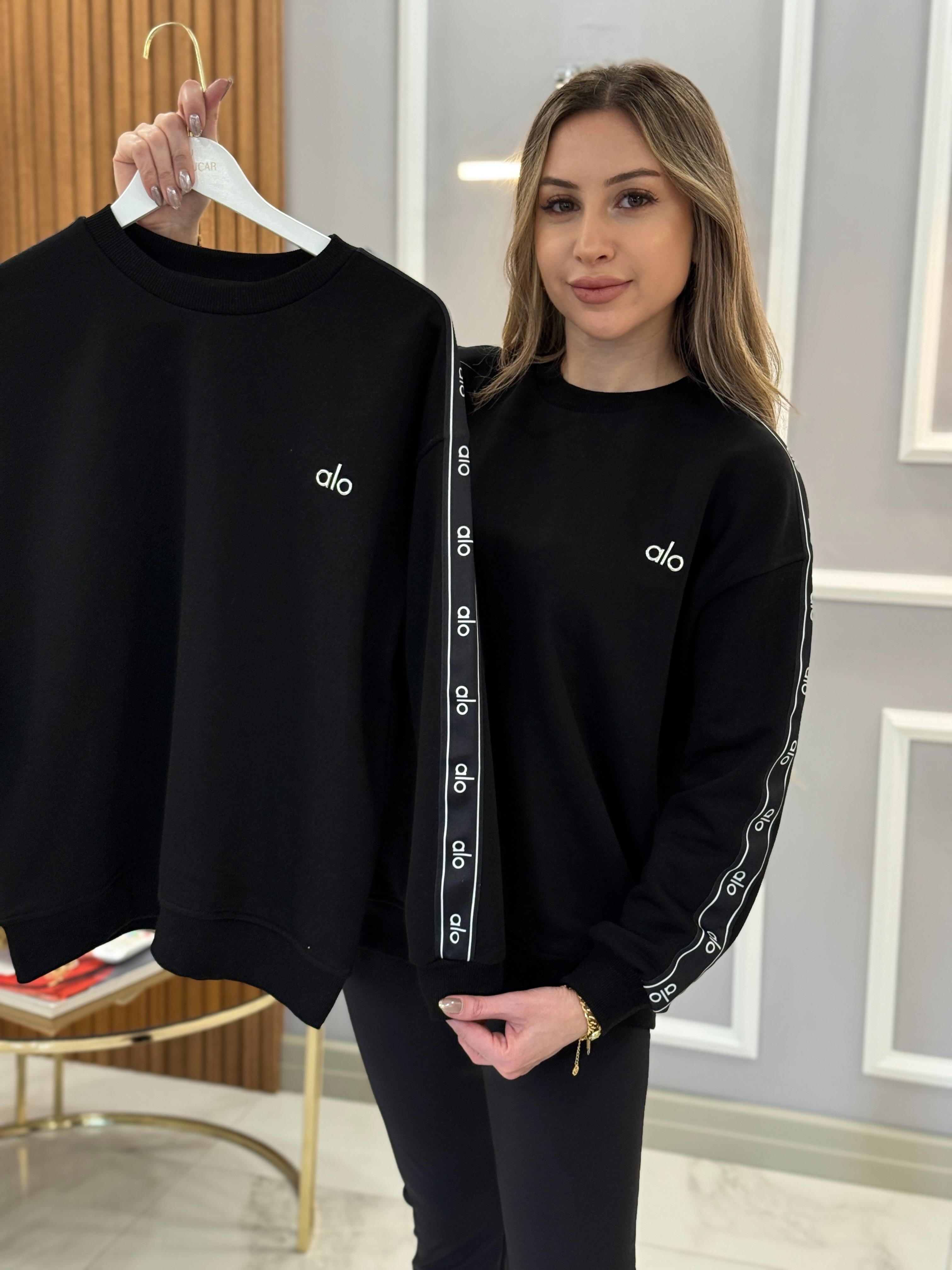 Lo Kol Detaylı Sweat Siyah 65 cm 