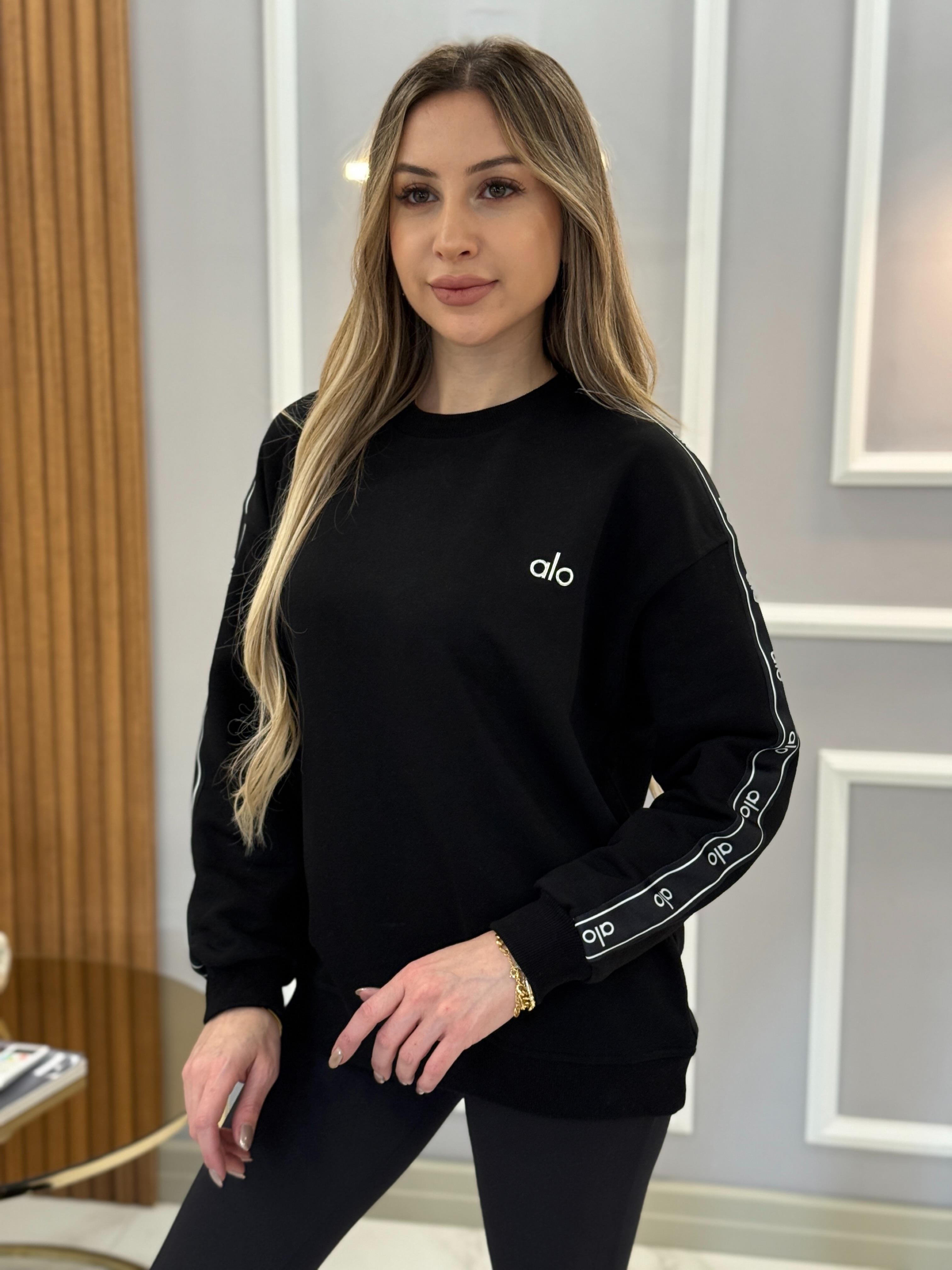 Lo Kol Detaylı Sweat Siyah 65 cm 