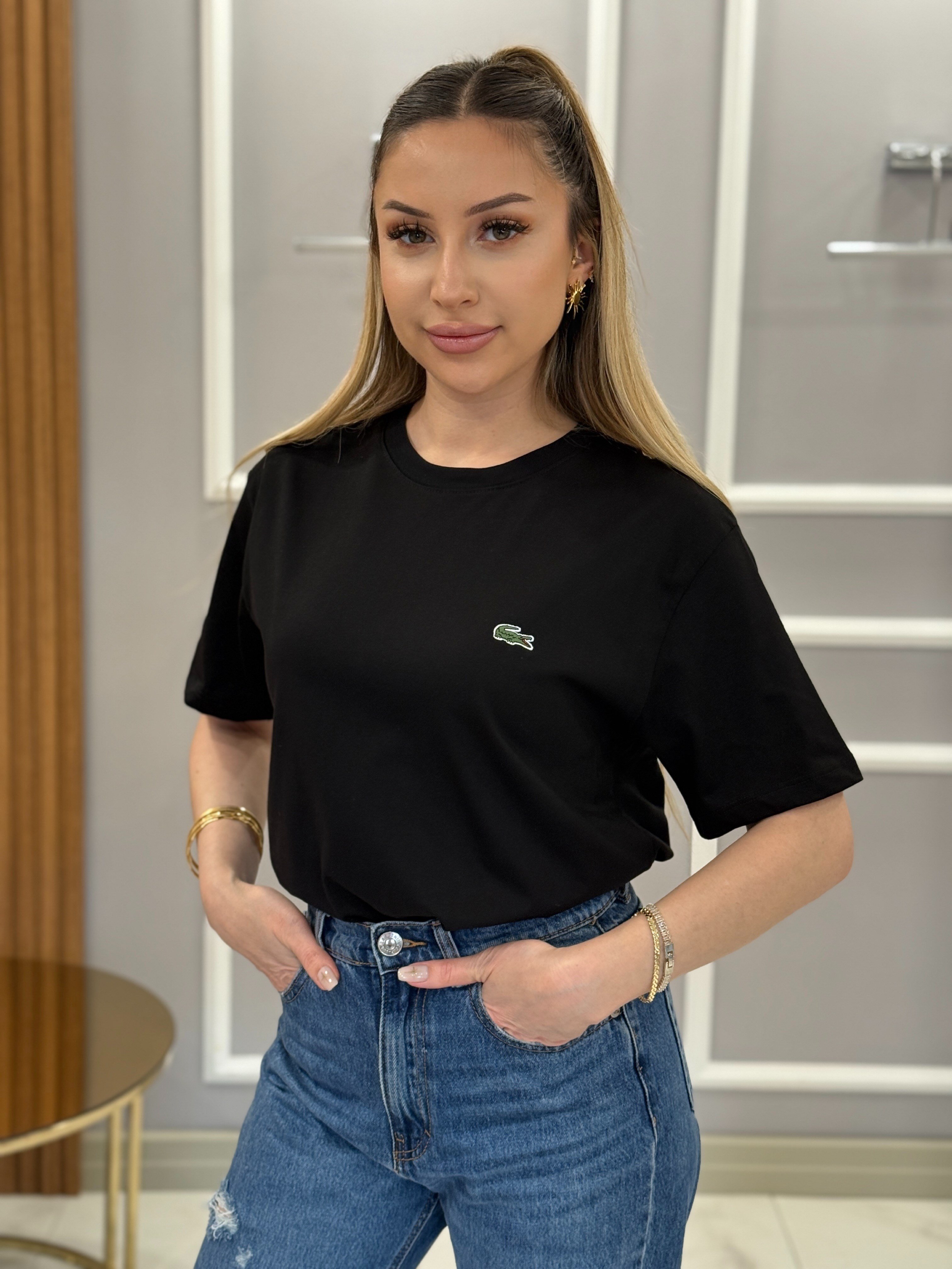 LT Premium Basic Siyah Tişört 